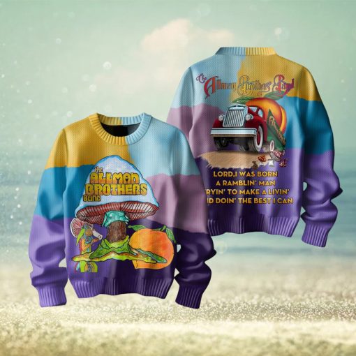 The Allman Brothers Band Ugly Christmas Sweater