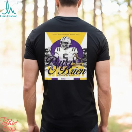 The Best Quarterback In America Jayden Daniels Is The 2023 Davey OBrien Award Winner Classic T Shirt