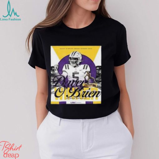 The Best Quarterback In America Jayden Daniels Is The 2023 Davey OBrien Award Winner Classic T Shirt