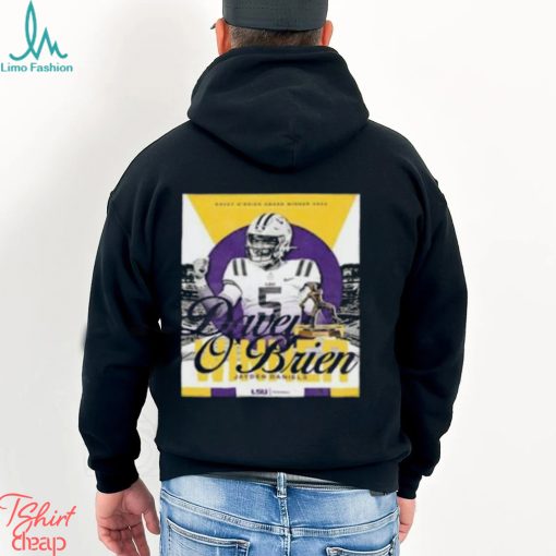 The Best Quarterback In America Jayden Daniels Is The 2023 Davey OBrien Award Winner Classic T Shirt