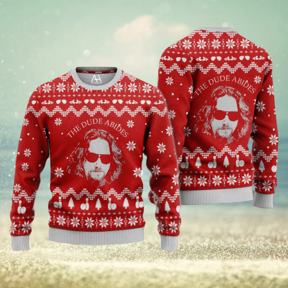 The dude abides hot sale christmas sweater