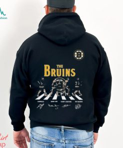 The Boston Bruins Cam Neely Bobby Orr Gerry Cheevers Ray Bourque Abbey Road Signatures 2023 T Shirt