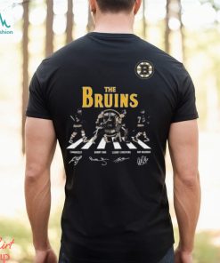 The Boston Bruins Cam Neely Bobby Orr Gerry Cheevers Ray Bourque Abbey Road Signatures 2023 T Shirt
