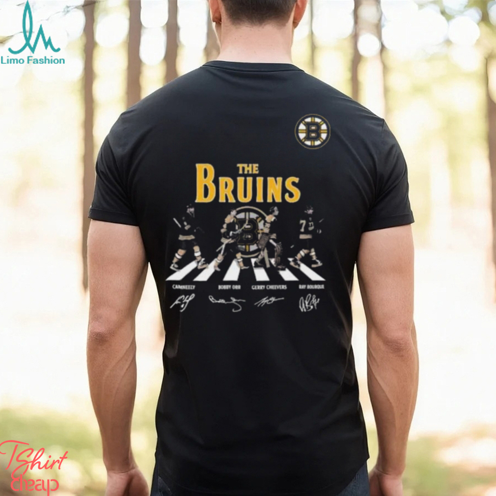 The Boston Bruins Cam Neely Bobby Orr Gerry Cheevers Ray Bourque Abbey Road Signatures 2023 T Shirt The Boston Bruins Cam Neely Bobby Orr Gerry Cheevers Ray Bourque Abbey Road Signatures 2023 T Shirt