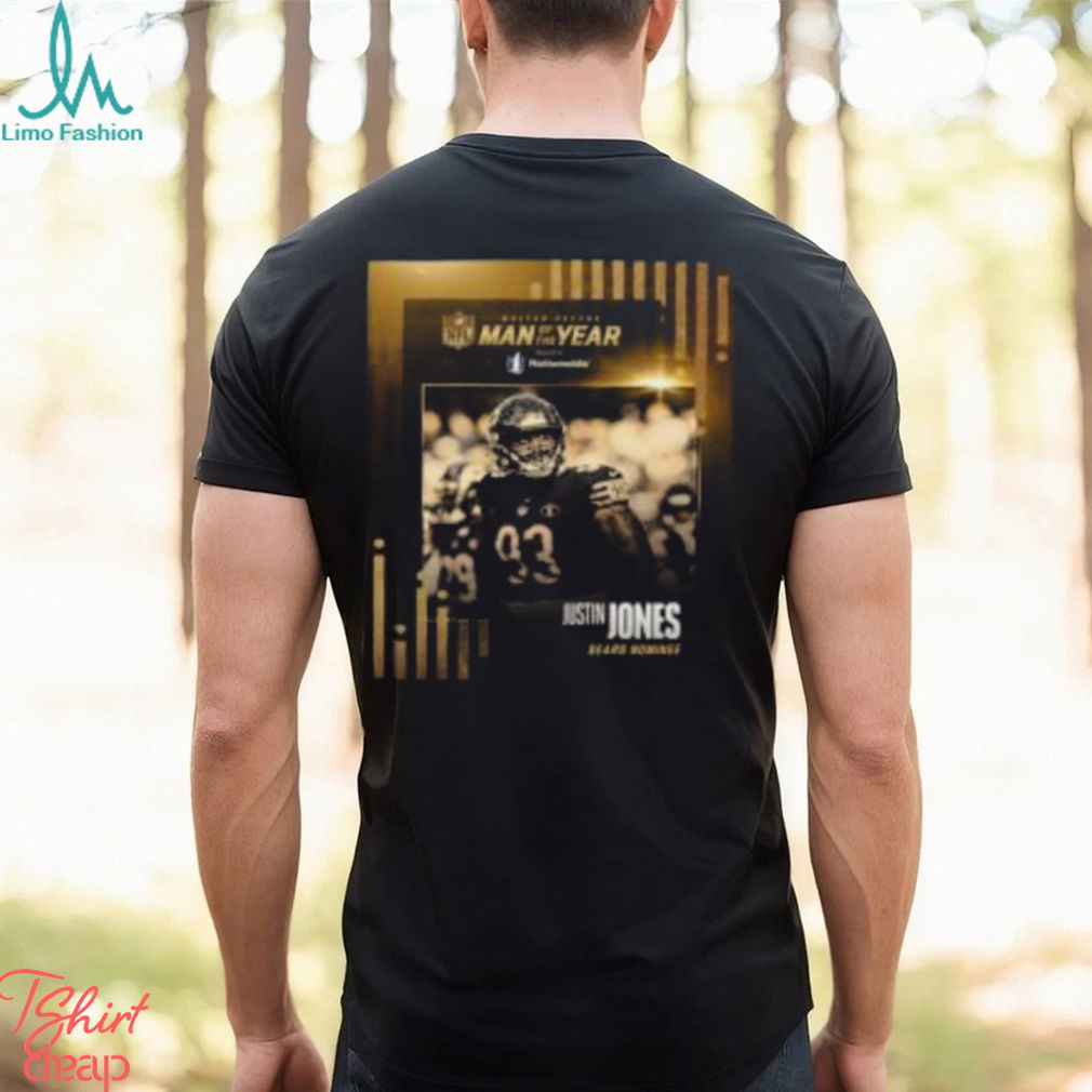 The Chicago Bears Player Justin Jones Is The 2023 NFL Walter Payton Man Of The Year Classic T Shirt The Chicago Bears Player Justin Jones Is The 2023 NFL Walter Payton Man Of The Year Classic T Shirt