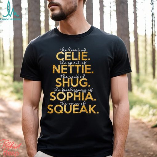 The Color Purple Movie Film Celie Nettie Shug Sophia Squeak T Shirt