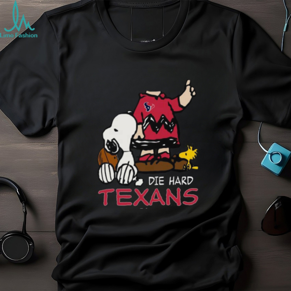 The Die Hard Houston Texans Fans Charlie Snoopy Shirt The Die Hard Houston Texans Fans Charlie Snoopy Shirt