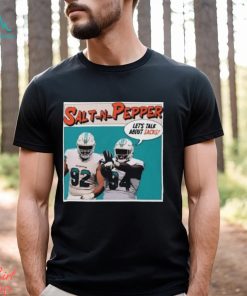 The Drunken Dolphin Salt N Pepper Let’s Talk About Sacks Shirt