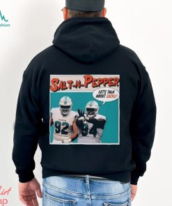 The Drunken Dolphin Salt N Pepper Let’s Talk About Sacks Shirt