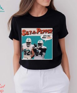 The Drunken Dolphin Salt N Pepper Let’s Talk About Sacks Shirt