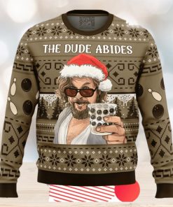 The Dude Abides The Big Lebowski Ugly Christmas Sweater