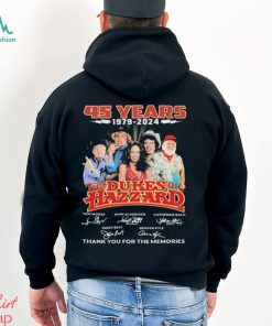 The Dukes Of Hazzard 45 Years 1979 2024 Thank You For The Memories Signatures Shirt