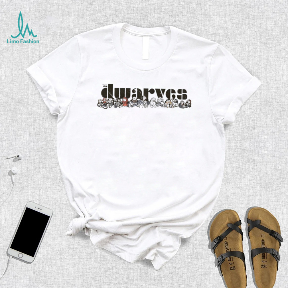 The Dwarves of The Lord of the Rings cosplay The Doors shirt The Dwarves of The Lord of the Rings cosplay The Doors shirt