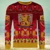 Akita Santa Printed Christmas Ugly Sweater