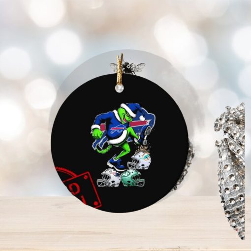 The Grinch Buffalo Bills Stomp On NFL Teams Christmas Ornament