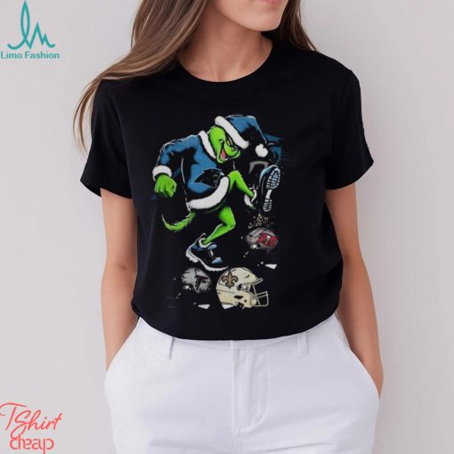 The Grinch Carolina Panthers Stomp On NFL Teams Christmas T Shirt