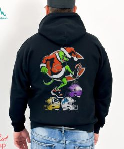 The Grinch Chicago Bears Stomp On NFL Teams Christmas T Shirt