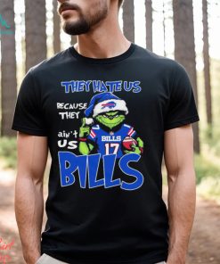 The Grinch Christmas They Hate Us Because Ain’t Us Buffalo Bills Football Shirt