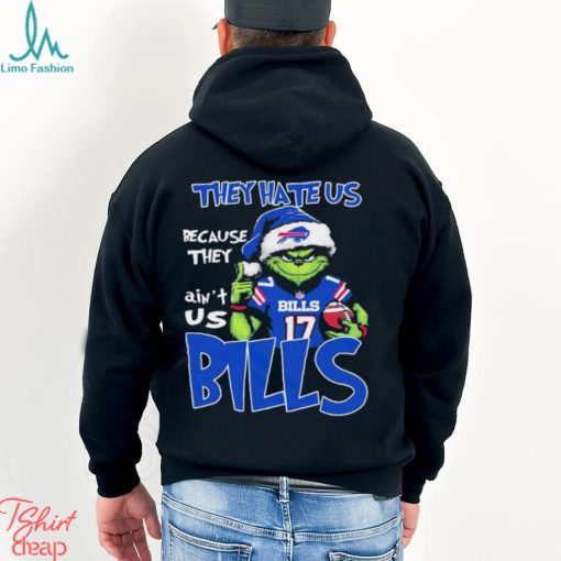 The Grinch Christmas They Hate Us Because Ain’t Us Buffalo Bills Football Shirt