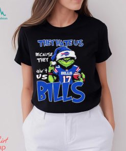 The Grinch Christmas They Hate Us Because Ain’t Us Buffalo Bills Football Shirt