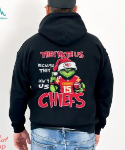 The Grinch Christmas They Hate Us Because Ain’t Us Kansas City Chiefs Football Shirt