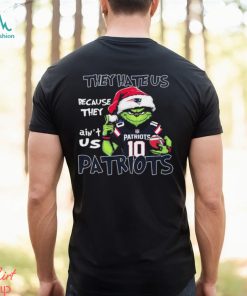 The Grinch Christmas They Hate Us Because Ain’t Us New England Patriots Football Shirt