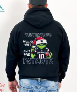 The Grinch Christmas They Hate Us Because Ain’t Us New England Patriots Football Shirt