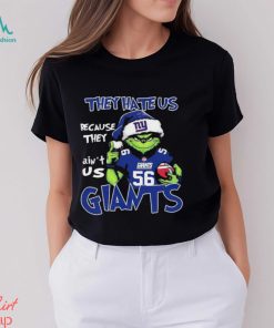 The Grinch Christmas They Hate Us Because Ain’t Us New York Giants Football Shirt