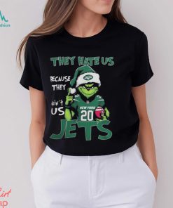 The Grinch Christmas They Hate Us Because Ain’t Us New York Jets Football NFL Shirt