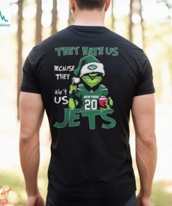 The Grinch Christmas They Hate Us Because Ain’t Us New York Jets Football NFL Shirt