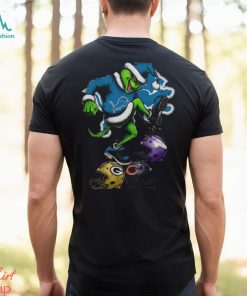 The Grinch Detroit Lions Stomp On NFL Teams Christmas Shirt