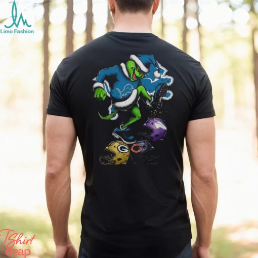 The Grinch Detroit Lions Stomp On NFL Teams Christmas Shirt