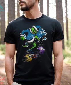 The Grinch Detroit Lions Stomp On NFL Teams Christmas Shirt