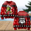 Christmas Gift NFL Baltimore Ravens Cute 12 Grinch Face Xmas Day 3D Ugly Christmas Sweater