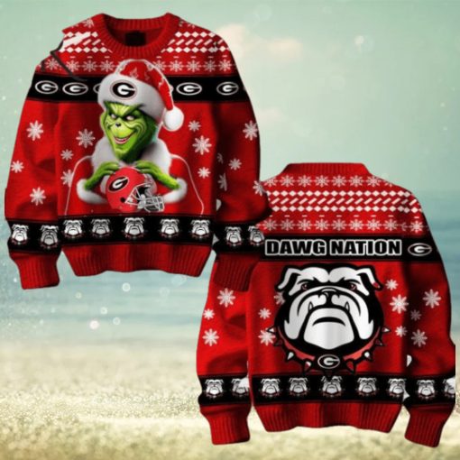 The Grinch Georgia Bulldogs Dawg Nation Ugly Sweater