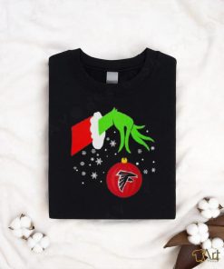 The Grinch Hand Christmas Ornament Atlanta Falcons 2023 T Shirt