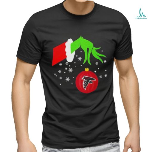 The Grinch Hand Christmas Ornament Atlanta Falcons 2023 T Shirt