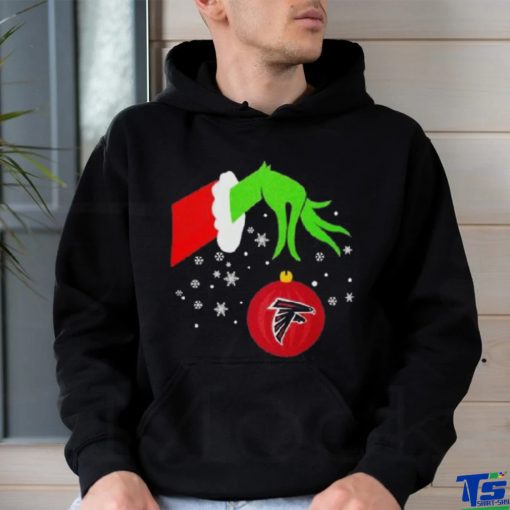 The Grinch Hand Christmas Ornament Atlanta Falcons 2023 T Shirt