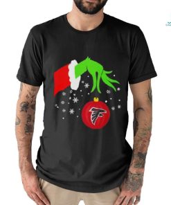 The Grinch Hand Christmas Ornament Atlanta Falcons 2023 T Shirt