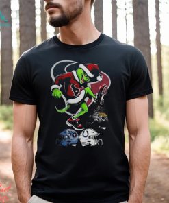 The Grinch Houston Texans Stomp On NFL Teams Christmas T Shirt