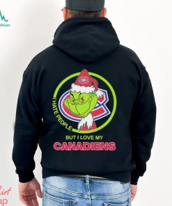 The Grinch I Hate People But I Love My Montreal Canadiens Logo T Shirt
