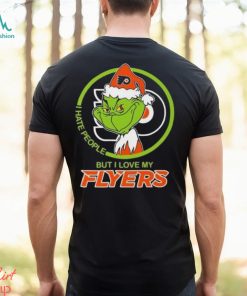 The Grinch I Hate People But I Love My Philadelphia Flyers Logo T Shirt, hoodie, sweater, long sleeve and tank top The Grinch I Hate People But I Love My Philadelphia Flyers Logo T Shirt