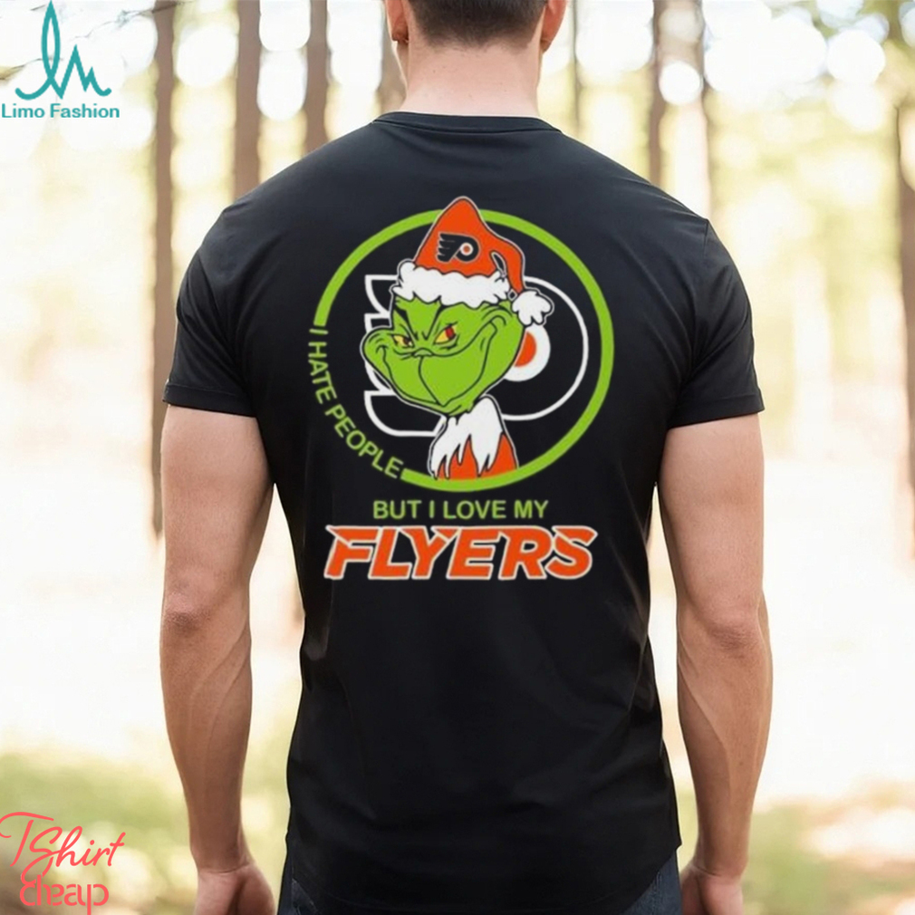 The Grinch I Hate People But I Love My Philadelphia Flyers Logo T Shirt The Grinch I Hate People But I Love My Philadelphia Flyers Logo T Shirt