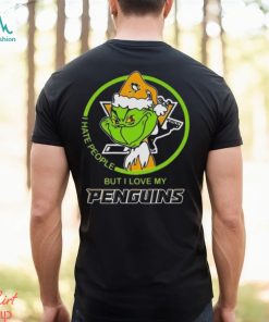 The Grinch I Hate People But I Love My Pittsburgh Penguins Logo T Shirt