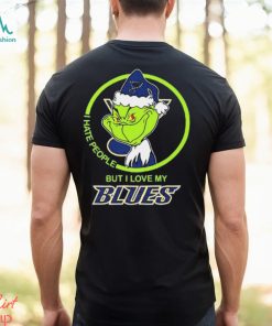 The Grinch I Hate People But I Love My St. Louis Blues Logo T Shirt