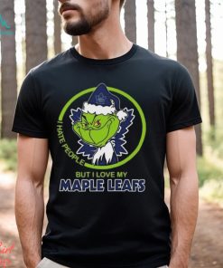 The Grinch I Hate People But I Love My Toronto Maple Leafs Logo T Shirt