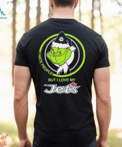 The Grinch I Hate People But I Love My Winnipeg Jets Logo T Shirt