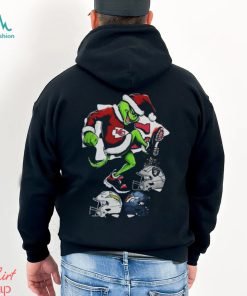 The Grinch Kansas City Chiefs Stomp On NFL Teams Christmas Shirt