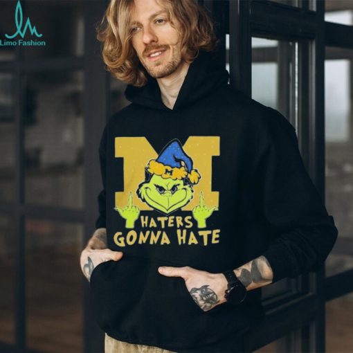 The Grinch Michigan Wolverines Haters Gonna Hate Christmas Shirt