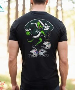 The Grinch New York Jets Stomp On NFL Teams Christmas T Shirt, hoodie, sweater, long sleeve and tank top The Grinch New York Jets Stomp On NFL Teams Christmas T Shirt